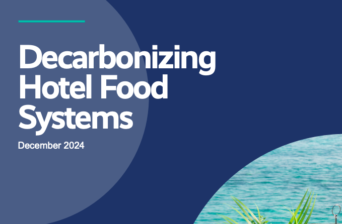 Decarbonising Hotel Food Systems